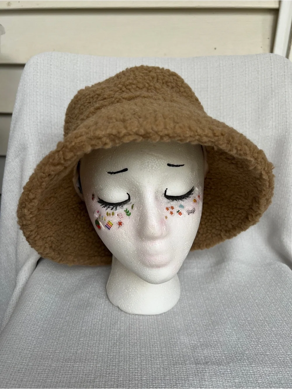 NWT Lack Of Color Camel Sherpa Bucket Hat